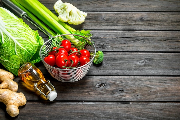 Ингредиенты на столе